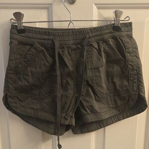 Olive Green Women's Shorts